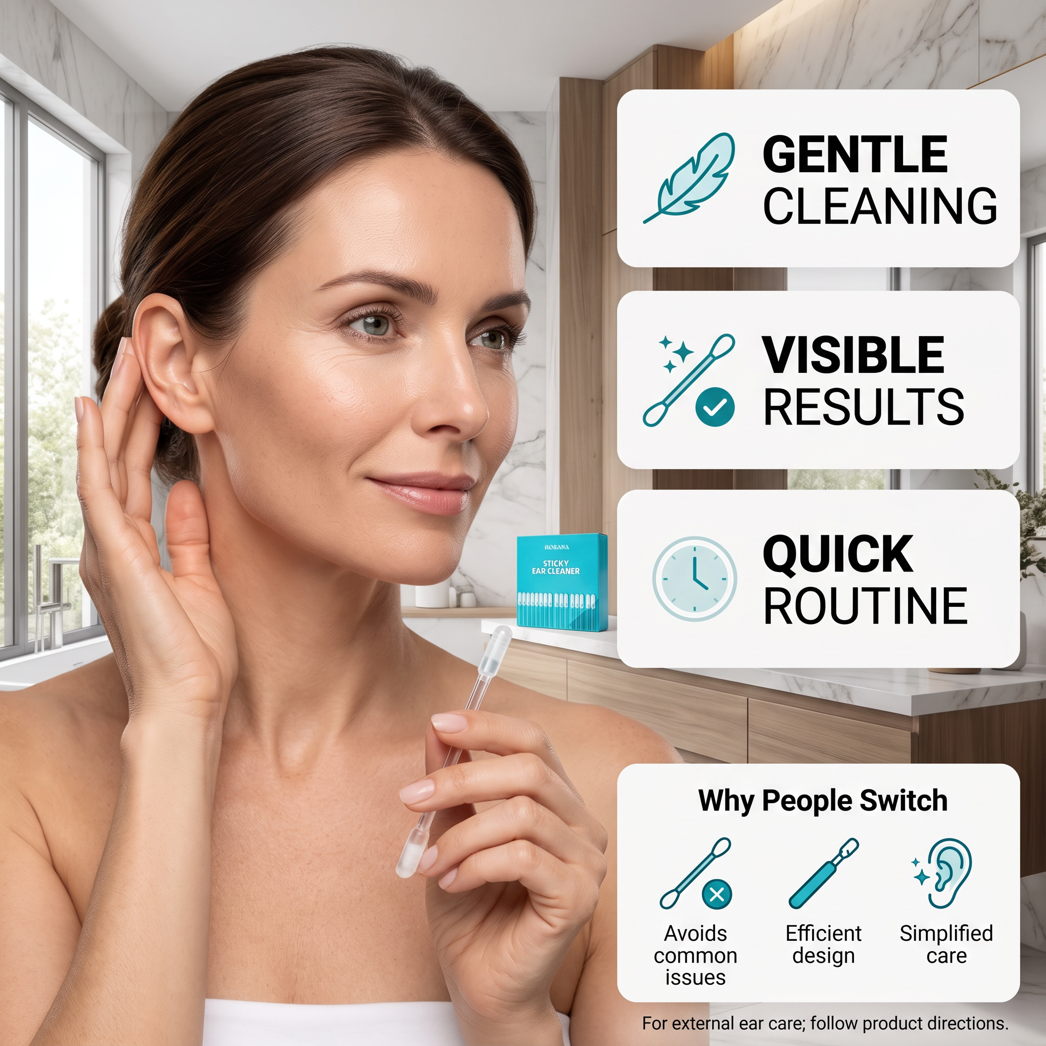 EarGlo™ Sticky Ear Cleaner